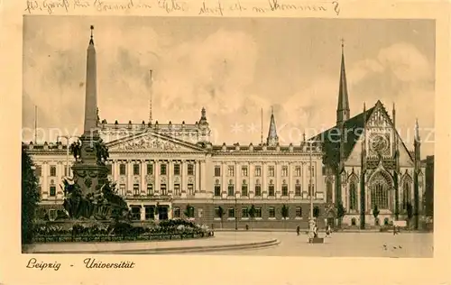 AK / Ansichtskarte Leipzig Universitaet Denkmal Leipzig