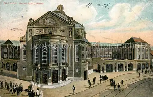 AK / Ansichtskarte Barmen_Wuppertal Neues Stadttheater Barmen Wuppertal