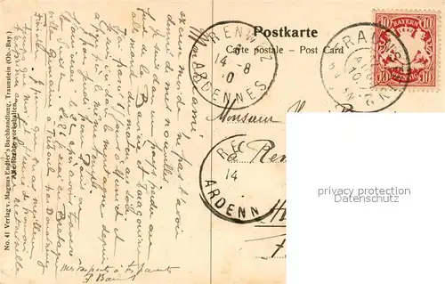 AK / Ansichtskarte Ruhpolding Landschaftspanorama mit Hochfelln Chiemgauer Alpen Ruhpolding