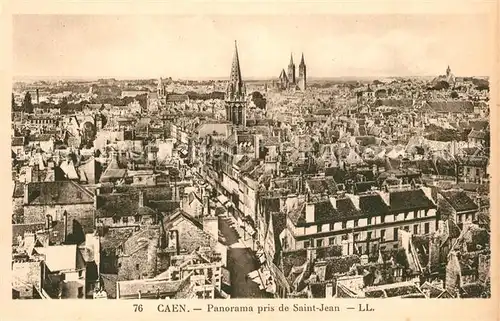 AK / Ansichtskarte Caen Panorama pris de Saint Jean Caen