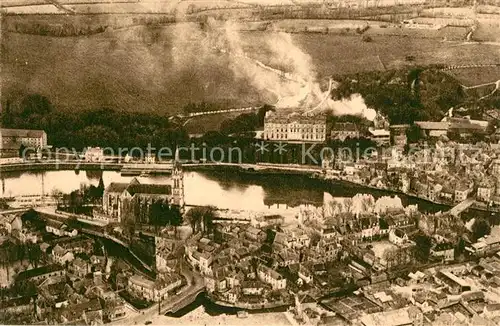 AK / Ansichtskarte Sable sur Sarthe Vue aerienne Sable sur Sarthe