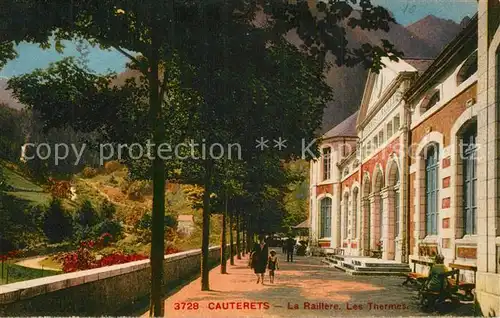 AK / Ansichtskarte Cauterets La Raillere les thermes Cauterets