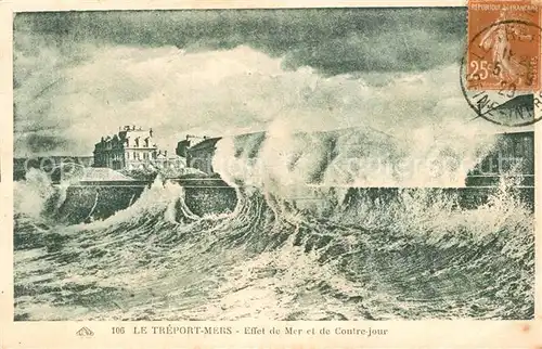 AK / Ansichtskarte Le_Treport_Mers Effet de mer et de contre jour 
