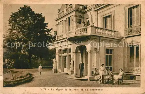 AK / Ansichtskarte Cartigny_Geneve Chateau Le regne de la paix et de l harmonie Cartigny Geneve