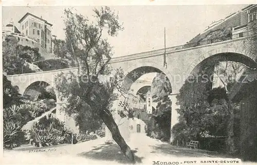 AK / Ansichtskarte Monaco Pont Sainte Devote Monaco