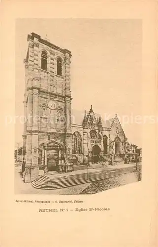 AK / Ansichtskarte Rethel_Ardennes Eglise Saint Nicolas Rethel Ardennes
