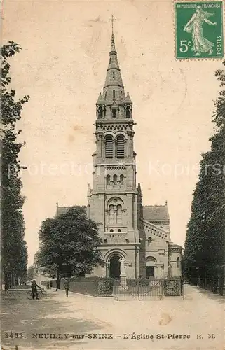 AK / Ansichtskarte Neuilly sur Seine Eglise Saint Pierre Neuilly sur Seine