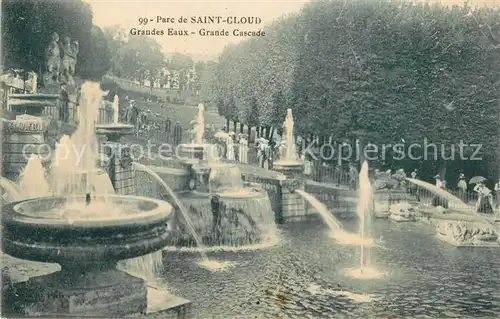 AK / Ansichtskarte Saint_Cloud Parc de Saint Cloud Grandes Eaux Grande Cascade Saint Cloud