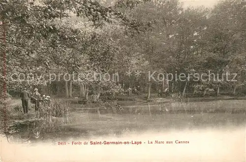 AK / Ansichtskarte Saint Germain en Laye La Mare aux Cannes a la Foret Saint Germain en Laye