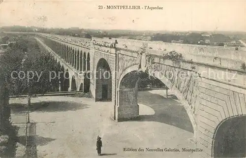 AK / Ansichtskarte Montpellier_Herault Aqueduc Montpellier Herault