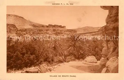 AK / Ansichtskarte Rouffi_Algerien Panorama du village 