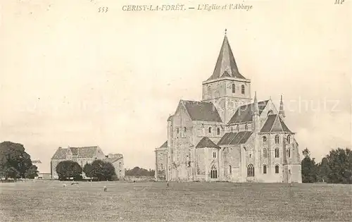 AK / Ansichtskarte Cerisy la Foret Eglise et l Abbaye Cerisy la Foret
