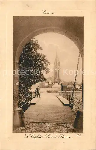 AK / Ansichtskarte Caen Eglise Saint Pierre Caen