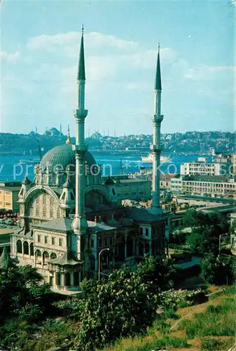 AK / Ansichtskarte Istanbul_Constantinopel Nusretiye Moschee Hafen Kap Serays Istanbul_Constantinopel