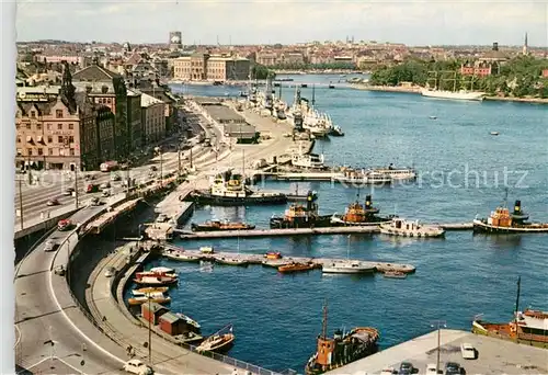 AK / Ansichtskarte Stockholm Utsikt oever Skeppsbron Stockholm