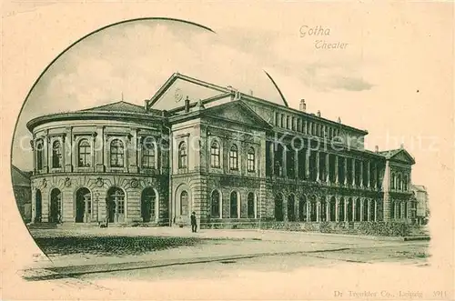 AK / Ansichtskarte Gotha_Thueringen Theater Gotha Thueringen