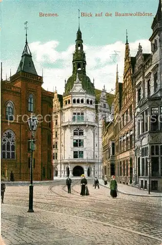 AK / Ansichtskarte Bremen Blick auf Baumwollboerse Bremen