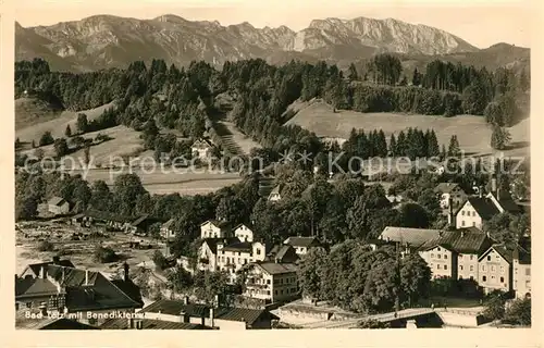 AK / Ansichtskarte Bad_Toelz Panorama mit Blick zur Benediktinerwand Bayerische Voralpen Bad_Toelz