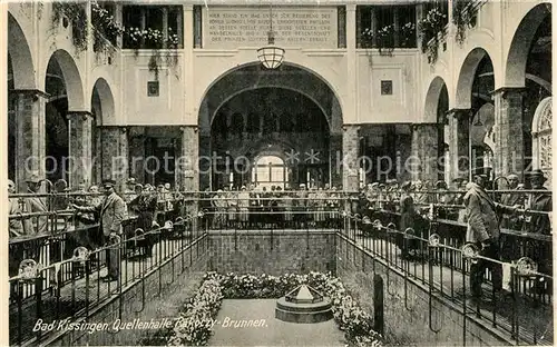 AK / Ansichtskarte Bad_Kissingen Quellenhalle Rakoczy Brunnen Bad_Kissingen