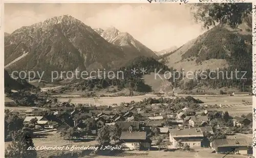 AK / Ansichtskarte Bad_Oberdorf Gesamtansicht mit Alpenpanorama Bad_Oberdorf