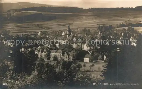 AK / Ansichtskarte Wunsiedel Panorama Blick vom Katharinenberg aus Wunsiedel