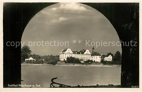 AK / Ansichtskarte Neuhaus_Inn Durchblick zum Institut Neuhaus Inn