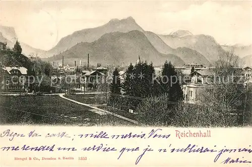 AK / Ansichtskarte Bad_Reichenhall Gesamtansicht mit Alpenpanorama Chiemgauer Alpen Bad_Reichenhall