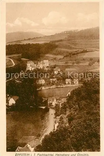 AK / Ansichtskarte Eppstein_Taunus Panorama Fischbachtal Heinzberg und oelmuehle Eppstein_Taunus