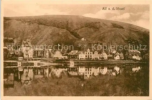 AK / Ansichtskarte Alf_Mosel Uferpartie an der Mosel Alf_Mosel