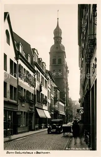 AK / Ansichtskarte Bonn_Rhein Geburtshaus von Beethoven Bonn_Rhein