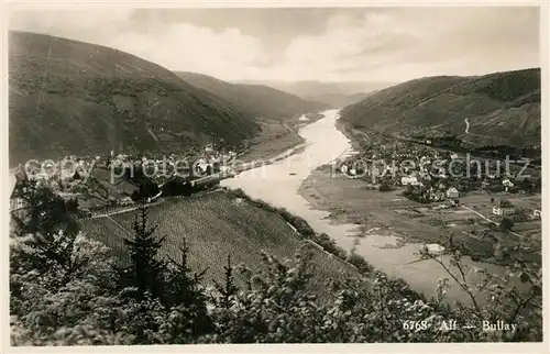 AK / Ansichtskarte Alf_Mosel Panorama Moseltal mit Alf und Bullay Alf_Mosel