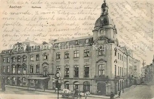 AK / Ansichtskarte Aachen Kurhaus Aachen