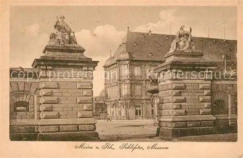 AK / Ansichtskarte Mainz_Rhein Schlosstor Museum Mainz Rhein