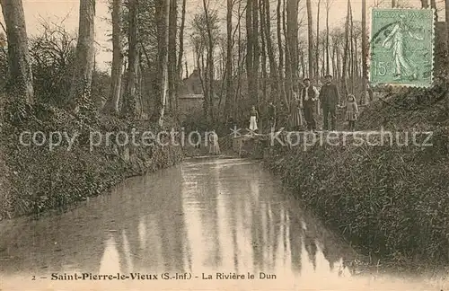 AK / Ansichtskarte Saint Pierre le Vieux_Seine Maritime La Riviere le Dun Saint Pierre le Vieux