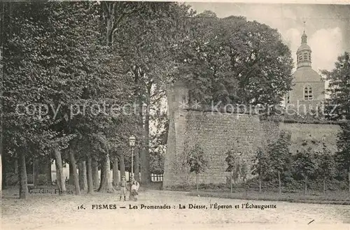AK / Ansichtskarte Fismes Les Promenades  Fismes