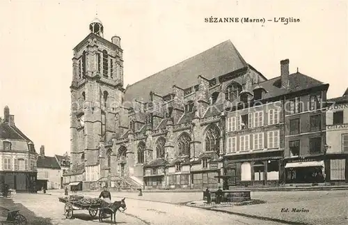 AK / Ansichtskarte Sezanne Eglise Sezanne