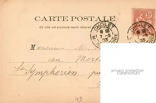 AK / Ansichtskarte Cholet Palais de Justice Cholet