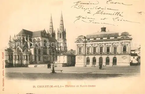 AK / Ansichtskarte Cholet Theatre Notre Dame Cholet
