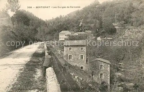 AK / Ansichtskarte Bertignat Les Gorges de Carcasse Bertignat