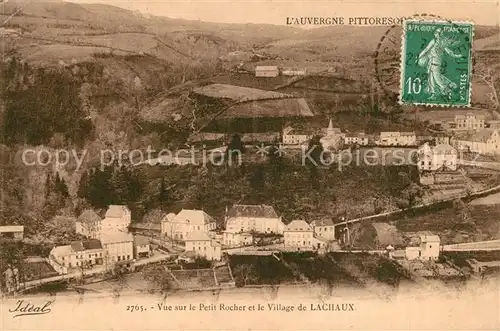 AK / Ansichtskarte Lachaux Panorama Petit Rocher Village Lachaux