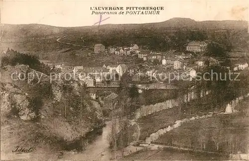 AK / Ansichtskarte Pontaumur Panorama Pontaumur