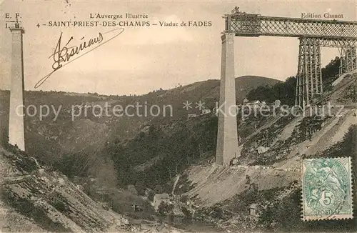 AK / Ansichtskarte Saint Priest des Champs Viaduc de Fades Saint Priest des Champs