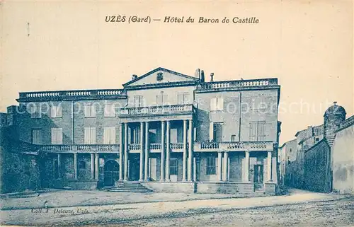 AK / Ansichtskarte Uzes Hotel du Baron de Castille Uzes