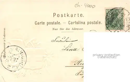 AK / Ansichtskarte Basel_BS Pfalz mit Wettsteinbruecke Basel_BS