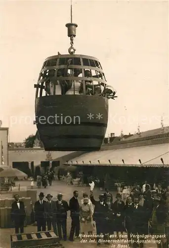 AK / Ansichtskarte Basel_BS Vergnuegungspark Riesentonne Basel_BS