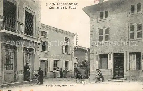 AK / Ansichtskarte Saint Genis Terre Noire Quartier de la Poste Saint Genis