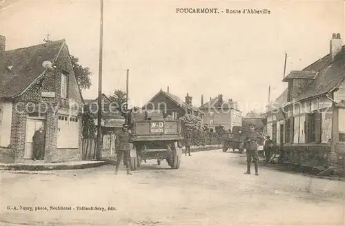 AK / Ansichtskarte Foucarmont Route d Abbeville Foucarmont