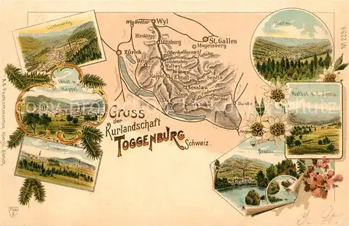 AK / Ansichtskarte Toggenburg Lichtensteig Ebnet Kappel Hemberg Wattwil Rietbad Saentis Nesslau Toggenburg