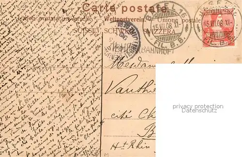 AK / Ansichtskarte Riehen Panorama Riehen