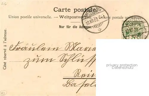 AK / Ansichtskarte Rheinfelden_AG Strassenpartie Rheinfelden AG